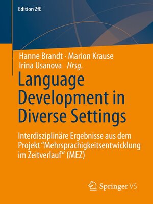cover image of Language Development in Diverse Settings